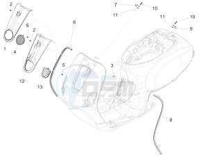 LX 50 4T-4V USA drawing Front shield