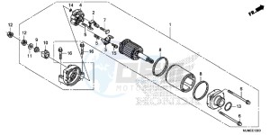 VFR800XF CrossRunner 2ED drawing STARTING MOTOR