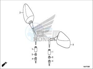 CB500FAH CB500F ED drawing MIRROR