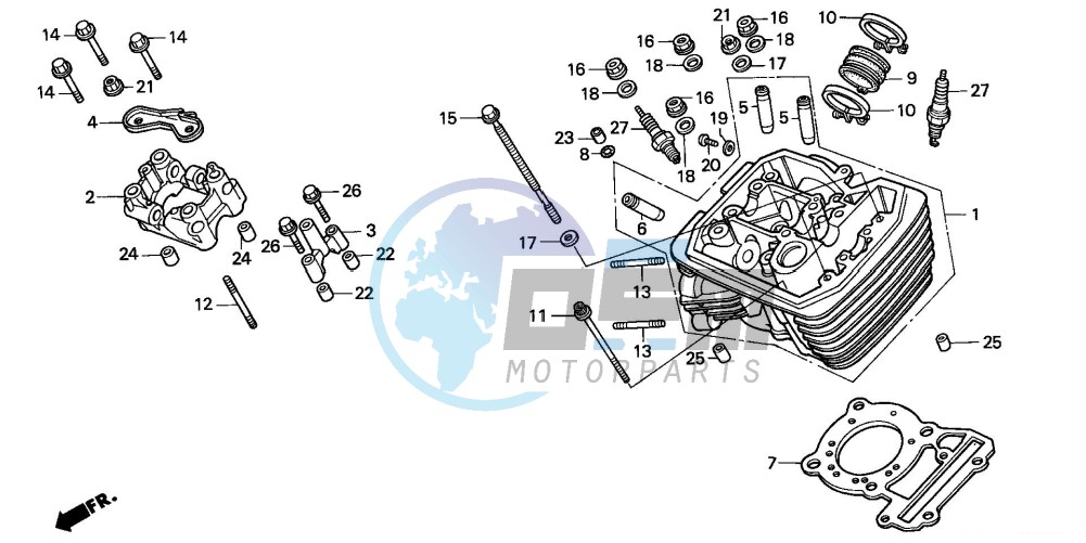 CYLINDER HEAD (FRONT)