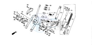 SA50 drawing FRONT FORK