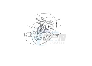 YP R X-MAX 125 drawing REAR WHEEL