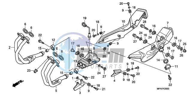 EXHAUST MUFFLER