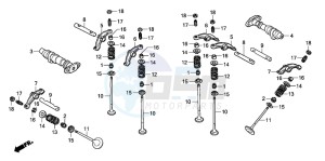 VT750C2 VT750C2 drawing CAMSHAFT/VALVE