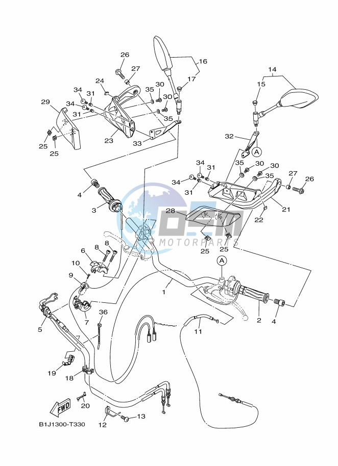 STEERING HANDLE & CABLE