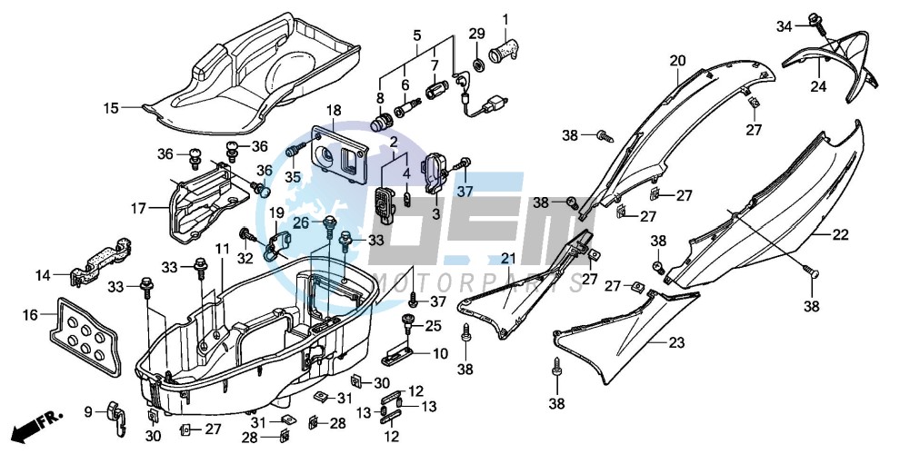 BODY COVER/LUGGAGE BOX (FES1257/A7)(FES1507/A7)