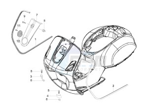 LXV 125 4T ie E3 drawing Front shield