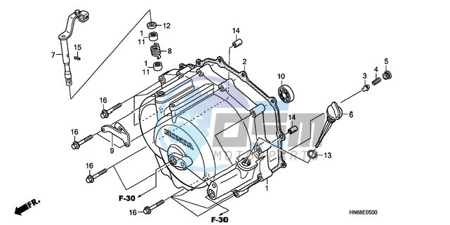 FRONT CRANKCASE COVER