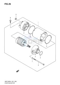 GSF-1250S BANDIT EU drawing STARTING MOTOR