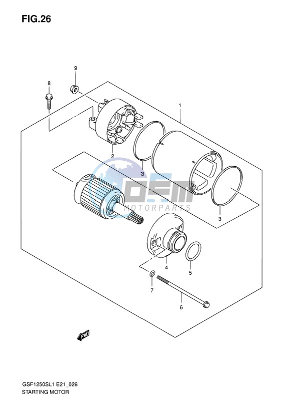 STARTING MOTOR