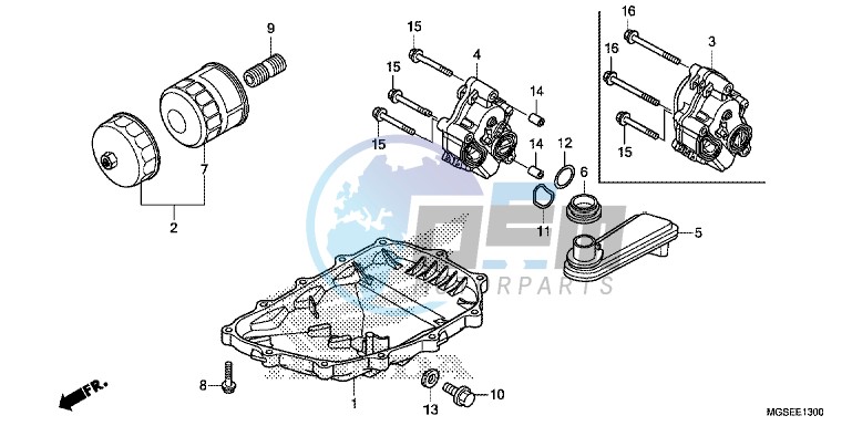 OIL PAN/ OIL PUMP