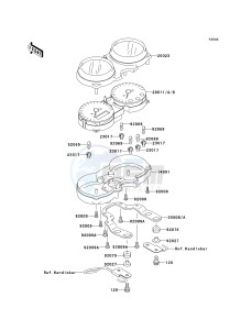 EJ 650 A [W650] (A2-A4 A4 CAN ONLY) W650 drawing METER-- S- -