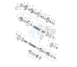 YZF R1 1000 drawing TRANSMISSION