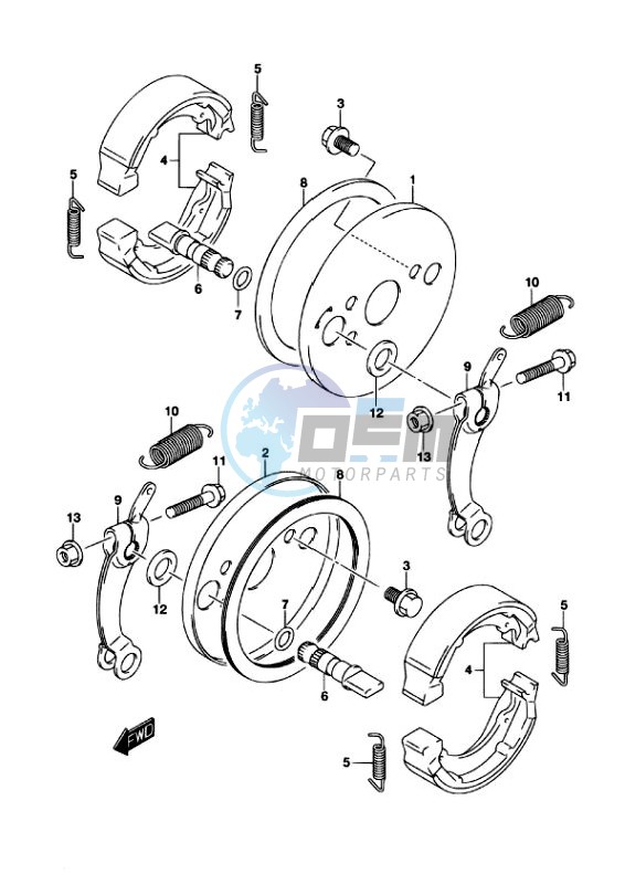 FRONT WHEEL BRAKE