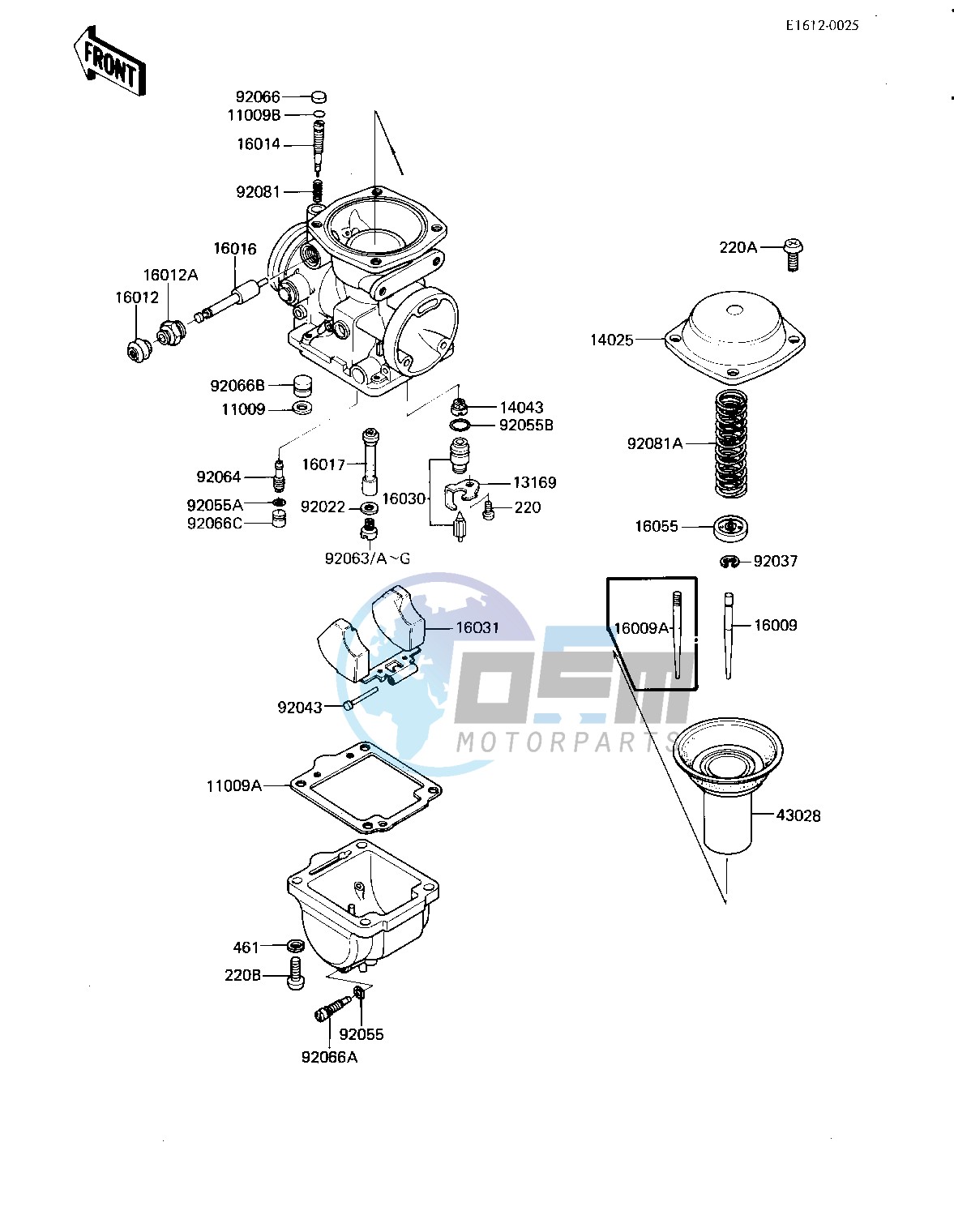 CARBURETOR PARTS -- KZ650-H2- -