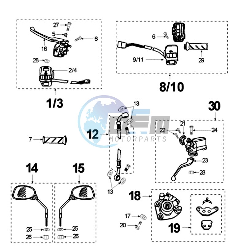 BRAKE SYSTEM HENG TONG PAIOLI FORK