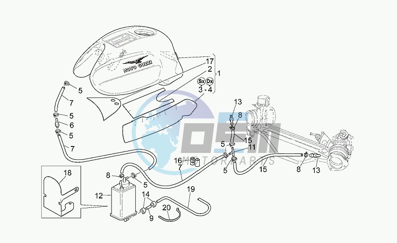 Fuel vapour recover system