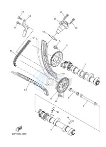 XT1200ZE SUPER TENERE ABS (2KB1 2KB2) drawing CAMSHAFT & CHAIN