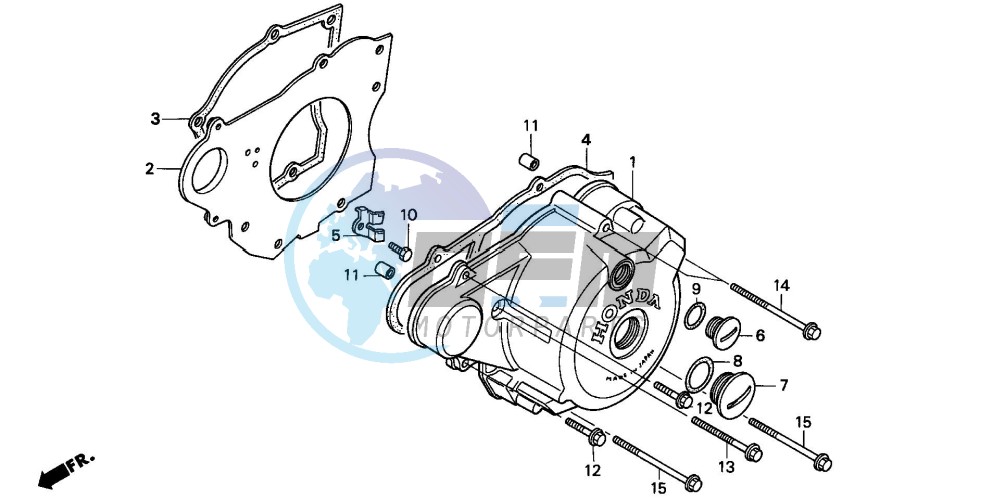 LEFT CRANKCASE COVER