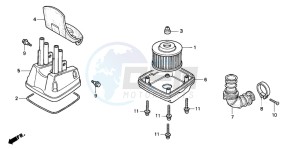 C90 drawing AIR CLEANER