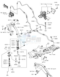 NINJA 650 EX650KJF XX (EU ME A(FRICA) drawing Rear Master Cylinder