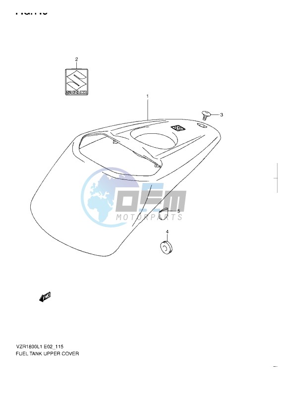 FUEL TANK UPPER COVER