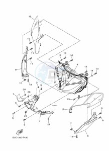 TRACER 900 GT MTT850D (B1JD) drawing HEADLIGHT