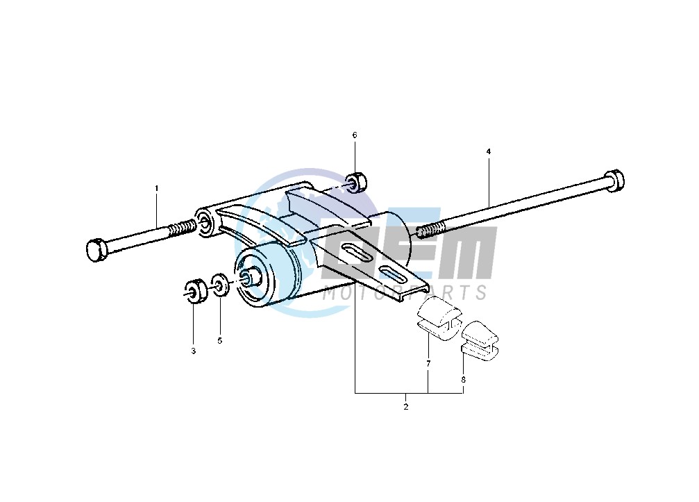 Swinging arm