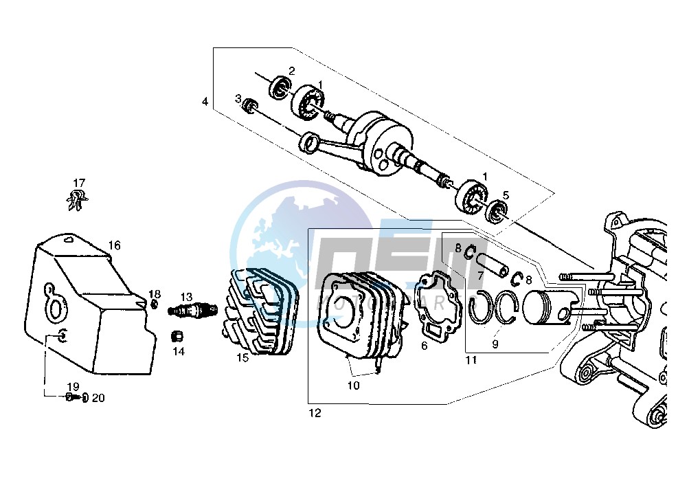 CRANKSHAFT-CYLINDER