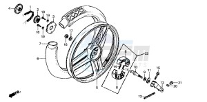 PK50S drawing REAR WHEEL (2)