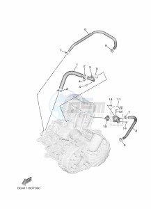 YXE850EN YXE85WPAK (B8K5) drawing WATER PUMP