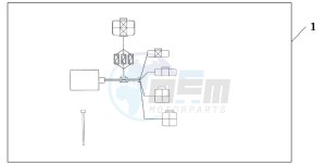 NT700V drawing FOG LIGHT CONTROLLER