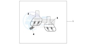 VT750C drawing THROW OVER BAGS