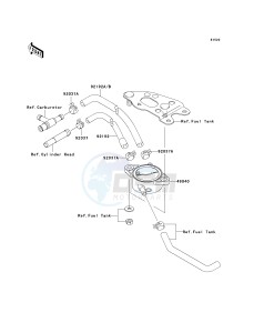 KVF 650 F [BRUTE FORCE 650 4X4I] (F6F-F9F ) F7F drawing FUEL PUMP