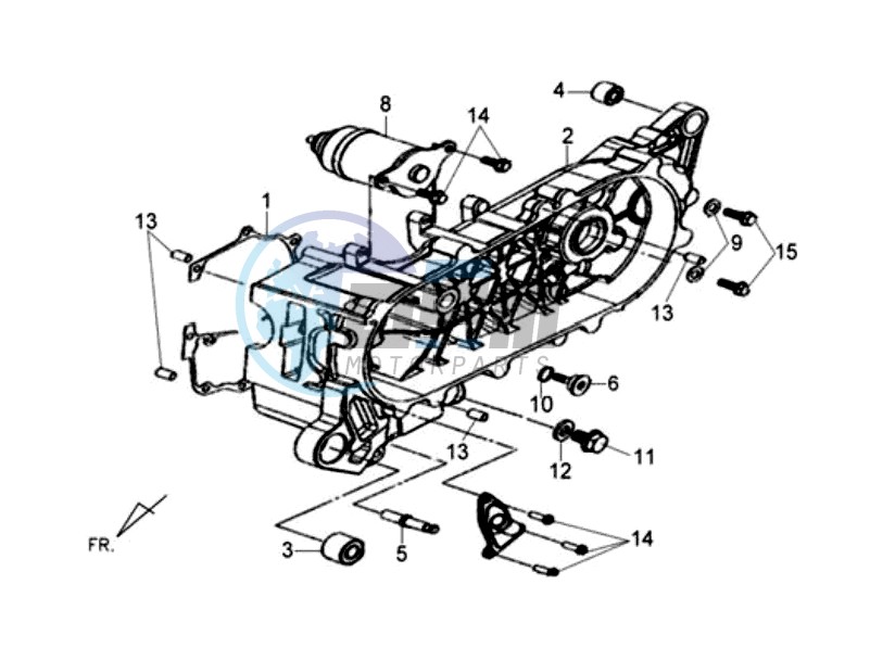 CRANKCASE COVER LEFT