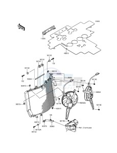 1400GTR ABS ZG1400EGF FR GB XX (EU ME A(FRICA) drawing Radiator