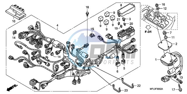 WIRE HARNESS (CBR1000RA)