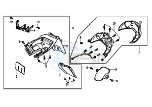 MASK EU2 - 50 cc drawing TAILLIGHT