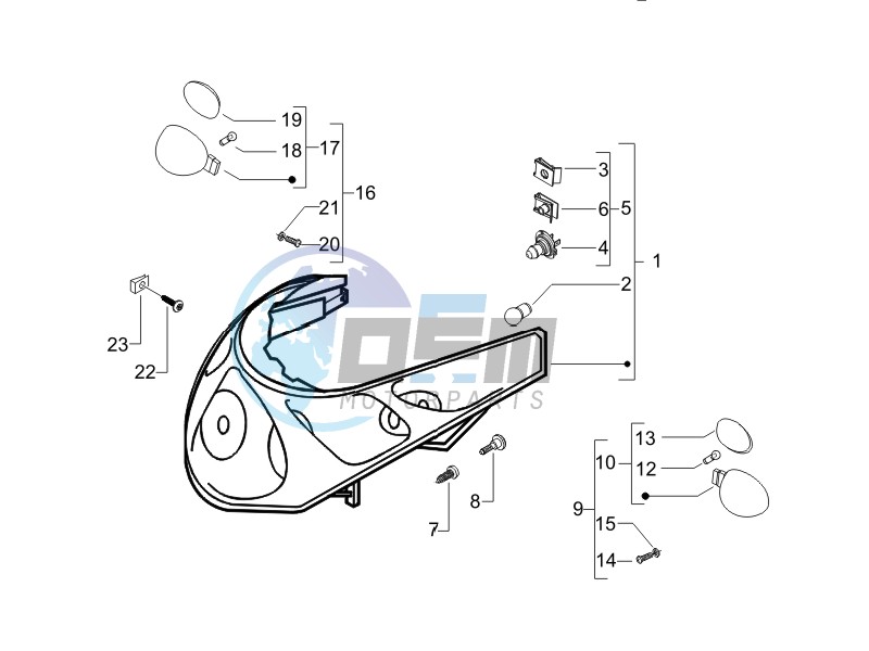 Head lamp - Turn signal lamps