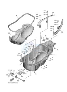 XP530E XP530E-A TMAX ABS (BV12) drawing SEAT 2