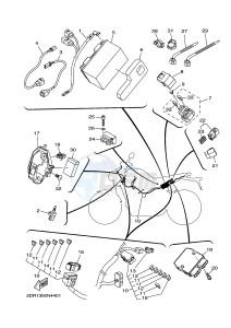 MT09A MT-09 ABS 900 (2DR4 2DR5) drawing ELECTRICAL 1