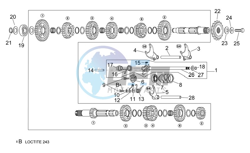 Gear box selector