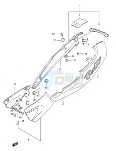 GSF400 (E28) Bandit drawing FRAME COVER