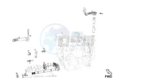 MULHACEN - 125 CC VTHMS1A1A 4T EU3 drawing GEAR CHANGE MECHANISM