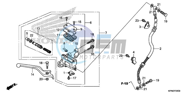 FRONT BRAKE MASTER CYLINDER