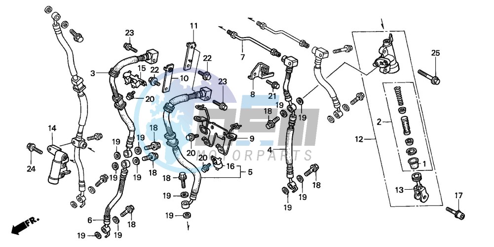 SECOND MASTER CYLINDER