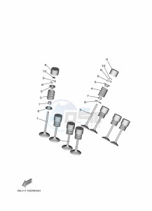 YXF1000EWS YX10FRPSN (B4JC) drawing VALVE