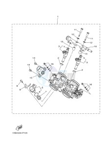 MT07A MT-07 ABS 700 (1XB5 1XB7) drawing INTAKE 2