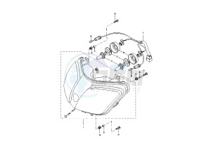 XC VERSITY 300 drawing HEADLIGHT