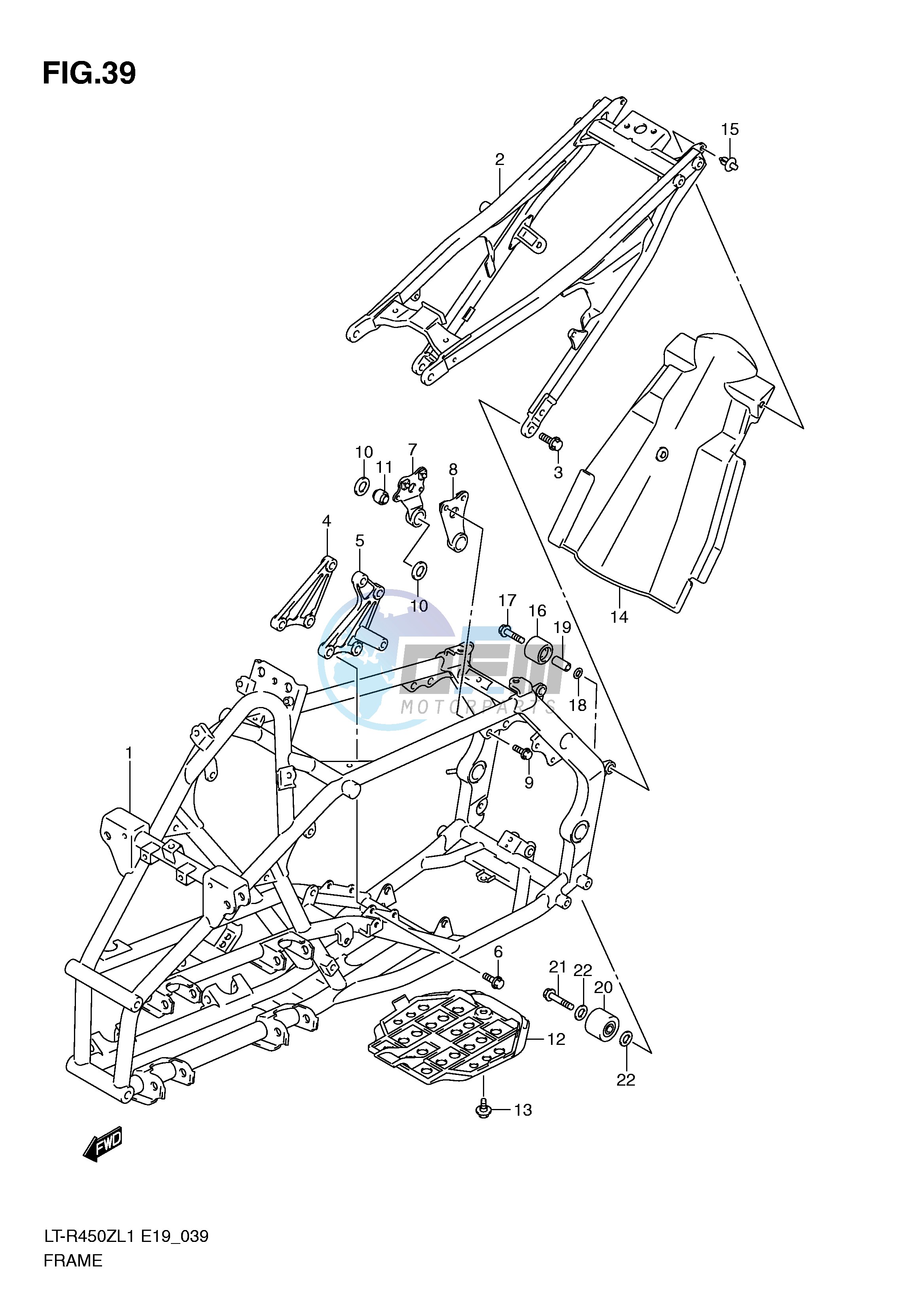 FRAME (LT-R450L1 E19)